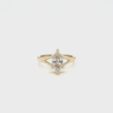 Marquise Diamond Split Shank Ring