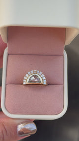 Diamond Halfmoon Sol Ring