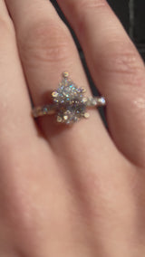 Pear Fioré Diamond Ring