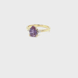 Alexandrite Trio Ring