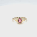 October Tourmaline Signet Ring