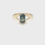 Sapphire Split Shank Ring