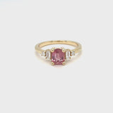 Pink Sapphire James Ring