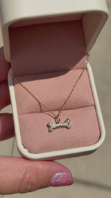 Diamond Bone Charm