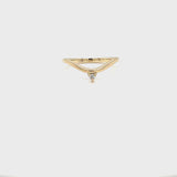 Diamond Peak Contour Ring