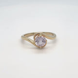 Pink Sapphire Nautilus Ring