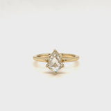 Rosecut Kite Diamond Solitaire Ring