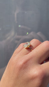 Radiant Partial Bezel Ring