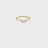 Petite Diamond Contour Band