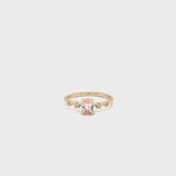 Morganite Cherry Blossom Ring