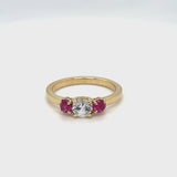 Sapphire & Ruby Cocktail Ring