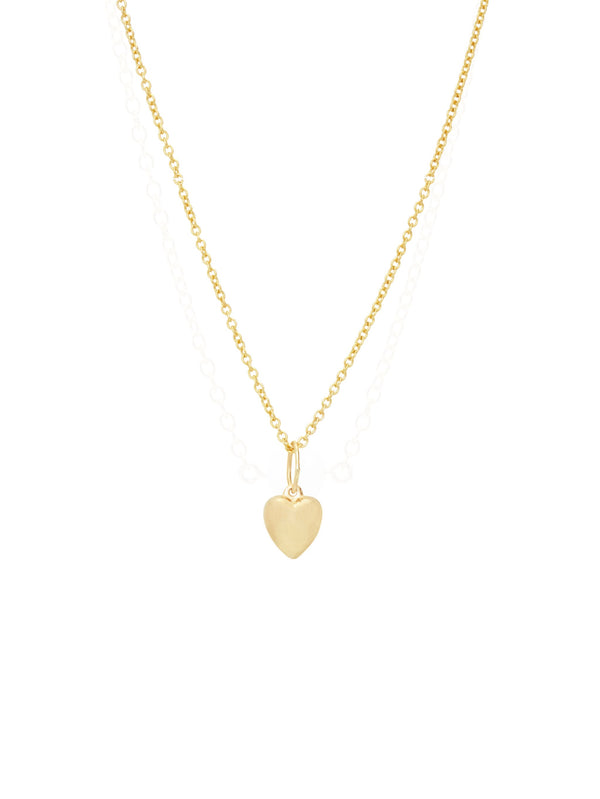 Puffed Heart Necklace