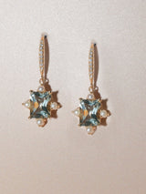 Baroque Quartz & Pearl Earrings