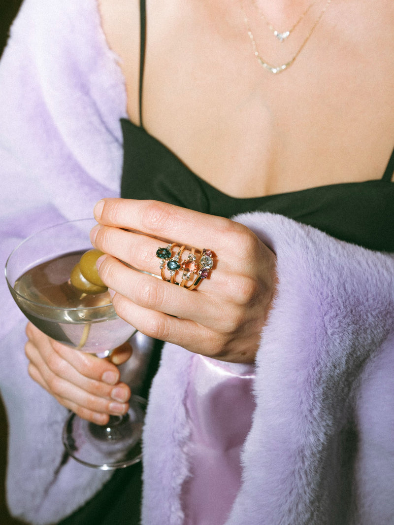 Pink Sapphire Cocktail Ring