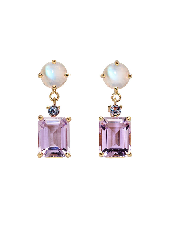Rose de France Studs