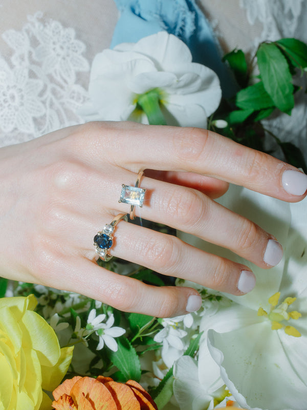 Blue Sapphire Cocktail Ring
