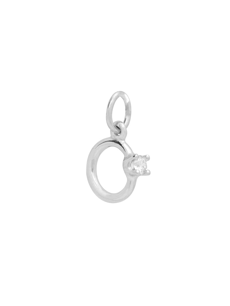 Silver Tiny Ring Charm