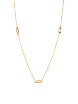 Baguette Station Necklace