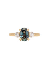 Teal Sapphire Celina Ring