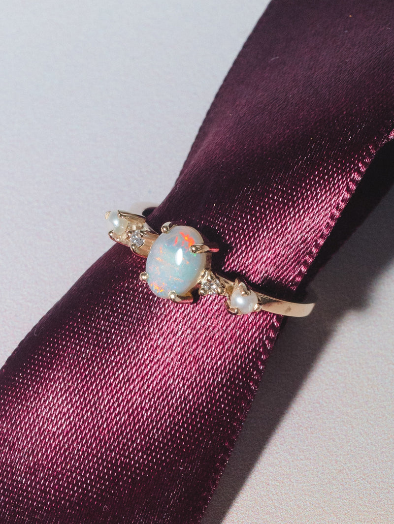 Opal Venus Ring