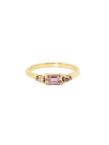 Mauve Sapphire Winged Ring