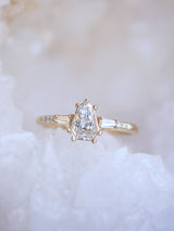 Shield Diamond Prism Ring