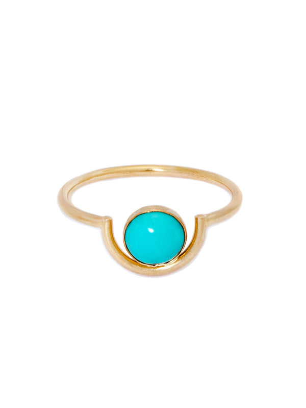 Turquoise Arc Ring