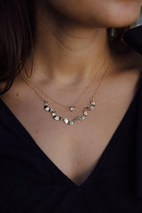 Mini Folded Fans Necklace - Emily Warden Designs Site