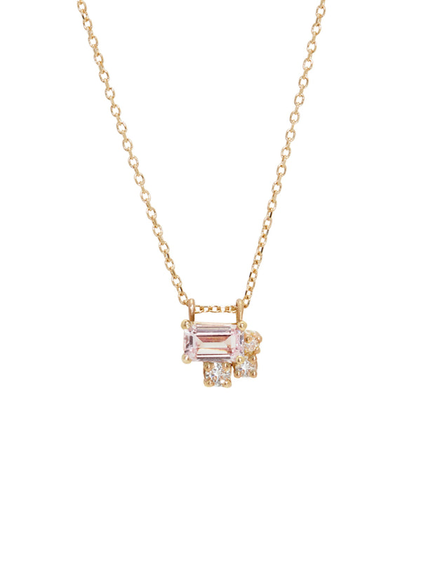 Pink Sapphire Balance Necklace