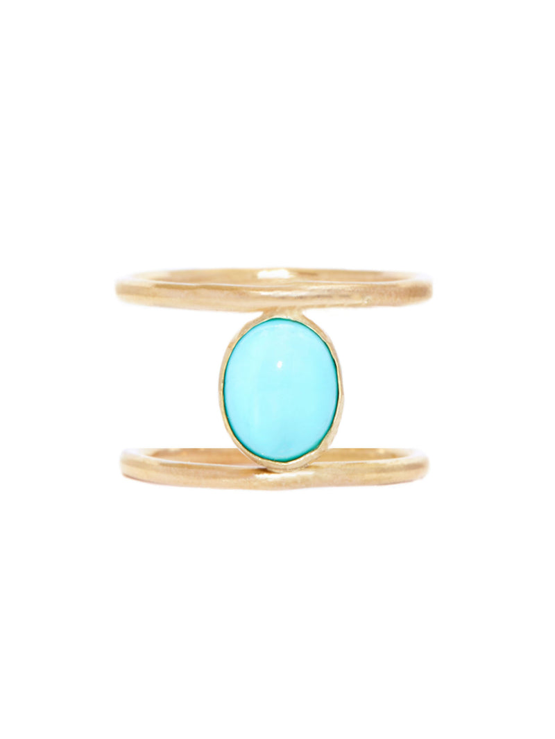 Turquoise Cage Ring