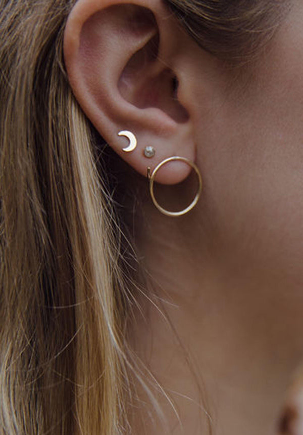 Dainty Circle Studs - Emily Warden Designs Site