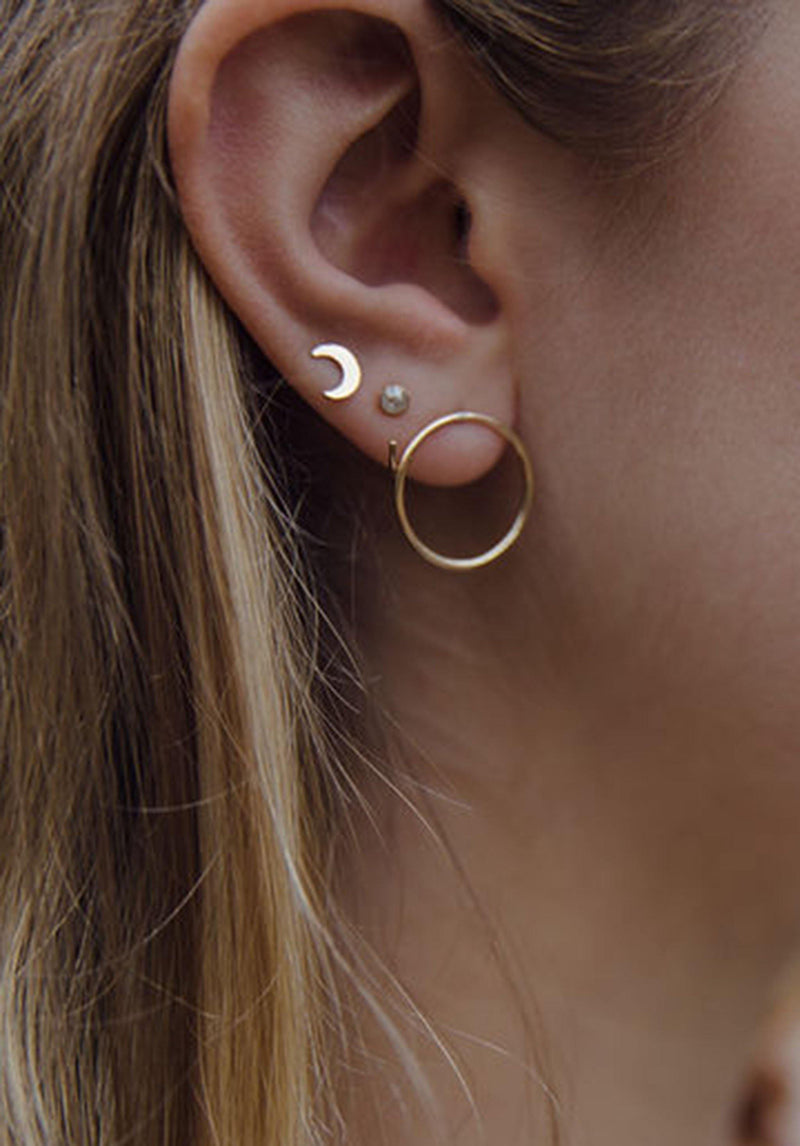 Dainty Circle Studs - Emily Warden Designs Site