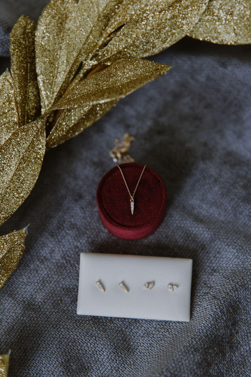 Diamond Spike Necklace - Emily Warden Designs