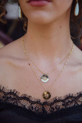 Large Opal Sun Medallion - Emily Warden Designs Site