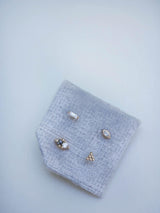Diamond Baguette Studs - Emily Warden Designs