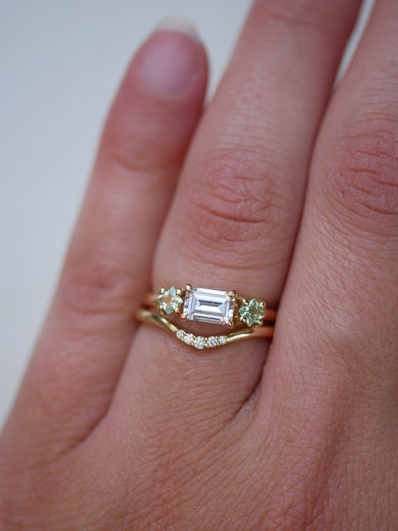 Custom Petite Diamond Solitaire Ring - Bario Neal