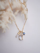 Moonstone Charm Necklace