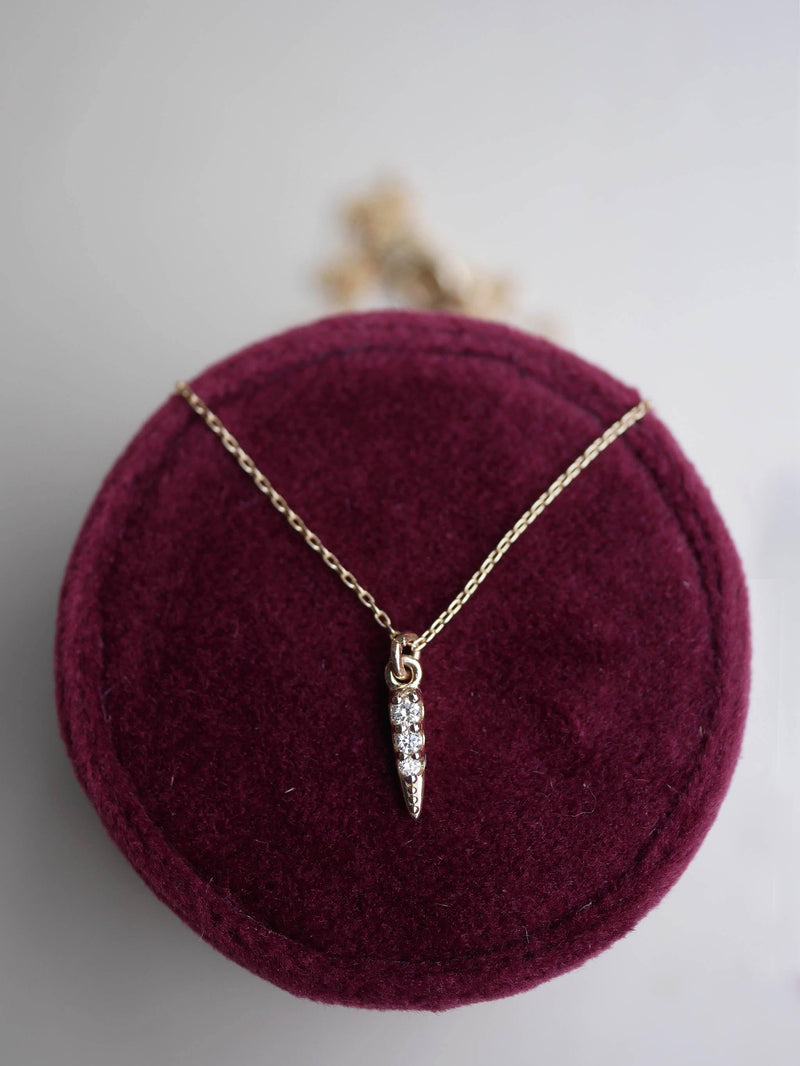 Diamond Spike Necklace - Emily Warden Designs