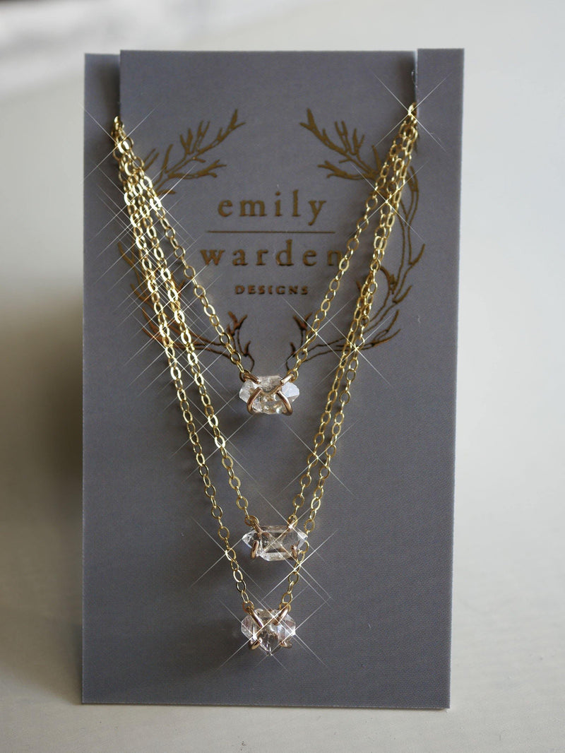 Herkimer Diamond Necklace - Emily Warden Designs Site