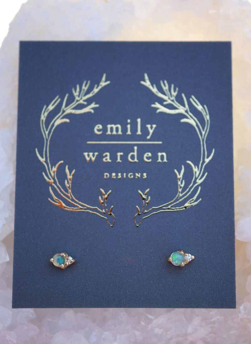 Opal Twinkle Studs - Emily Warden Designs Site