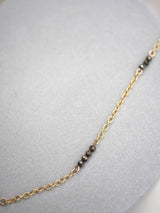 Beaded Pyrite Layering Chain - Emily Warden Designs Site