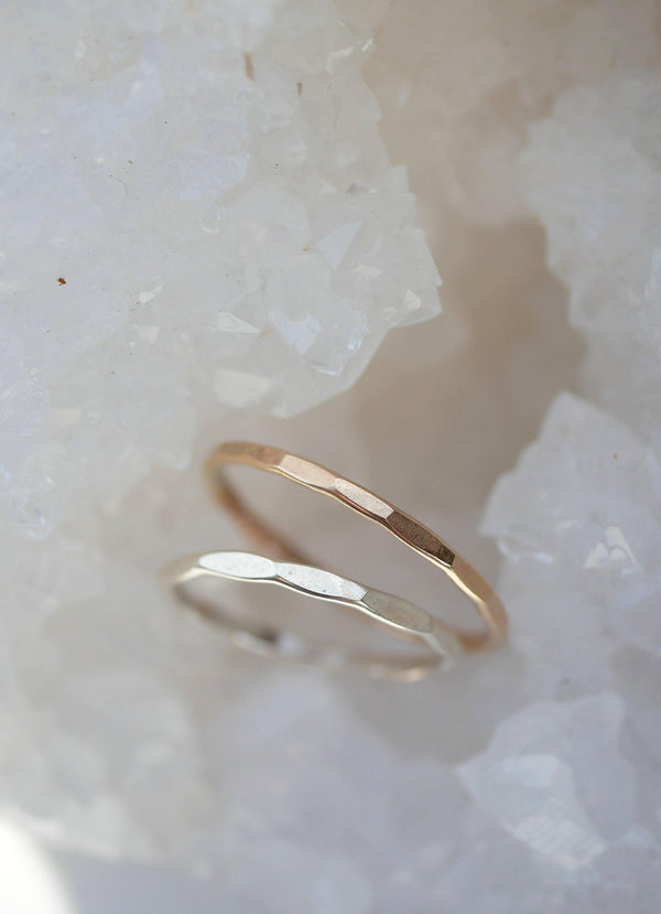 Hammered Stack Ring - Emily Warden Designs Site