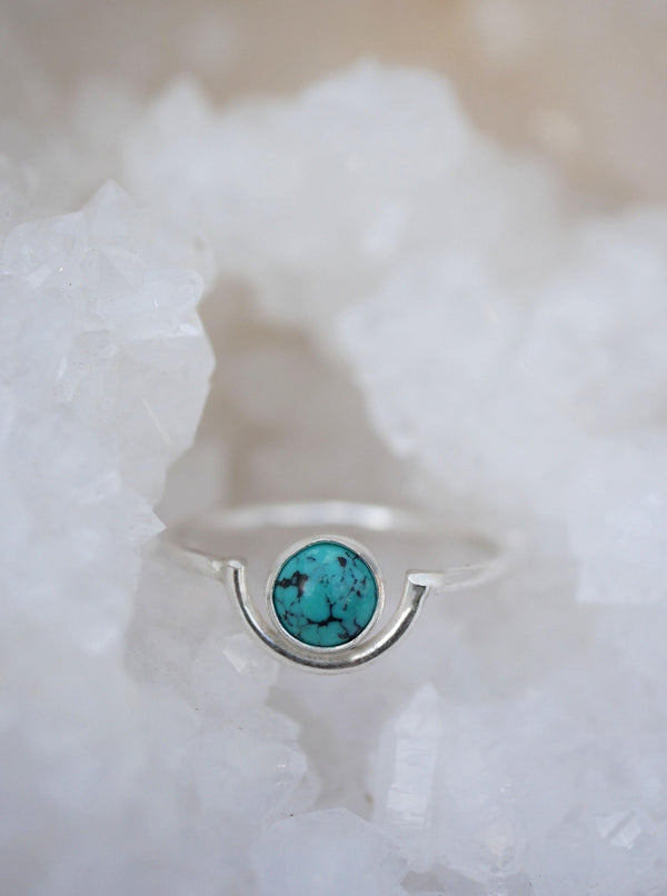 Turquoise Arc Ring - Emily Warden Designs Site