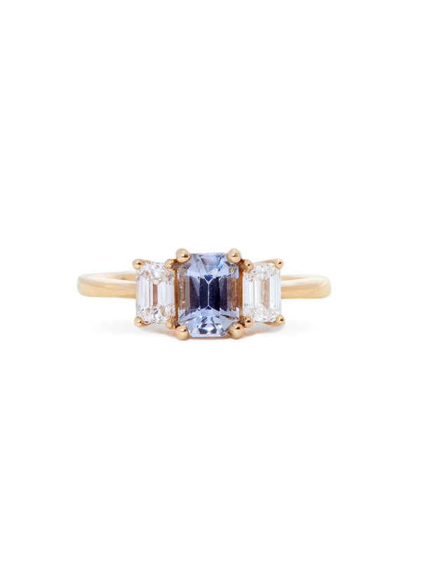 Blue Sapphire Kensington Ring