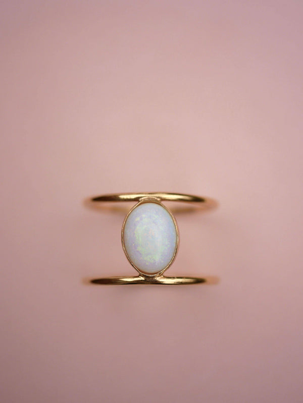 Opal Cage Ring - Emily Warden Designs Site