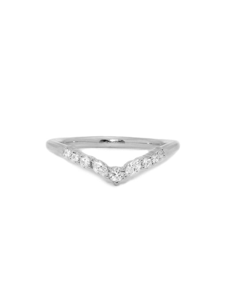 Greco Diamond Contour Ring