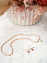 Blush Pearl & Opal Necklace